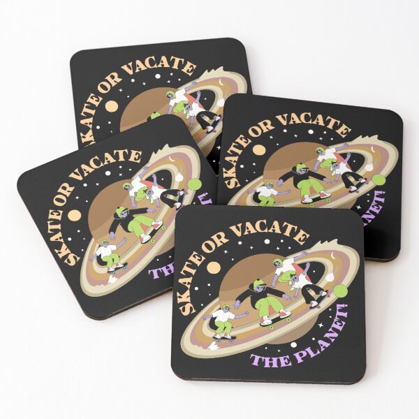 Item preview, Skate or Vacate the Planet! designed and sold by ThrillRides.