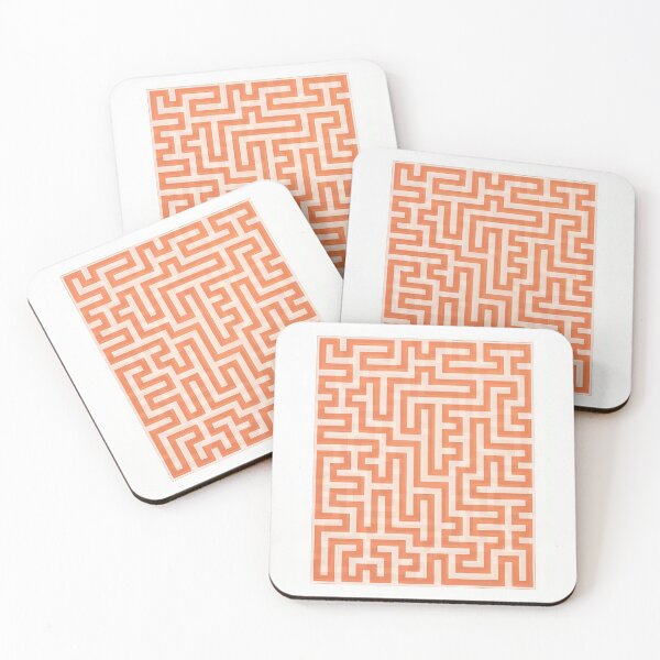 Item preview, Anni Albers - Red Meander II - Abstract Art By Anni Albers -  Poster designed and sold by LILLIANSTRANGEy.