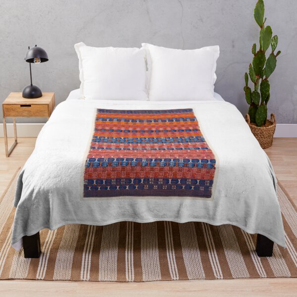 Item preview, Anni Albers - Red and Blue Layers - Abstract Art By Anni Albers - Poster designed and sold by LILLIANSTRANGEy.