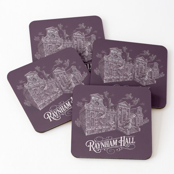 Item preview, Raynham Hall Norfolk UK Brown Lady Ghost Typography Art designed and sold by naughty-raccoon.