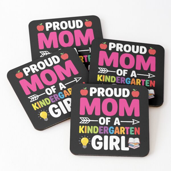 Item preview, Proud Mom of a Kindergarten Girl Colorful Back to School designed and sold by IsDesignHub.