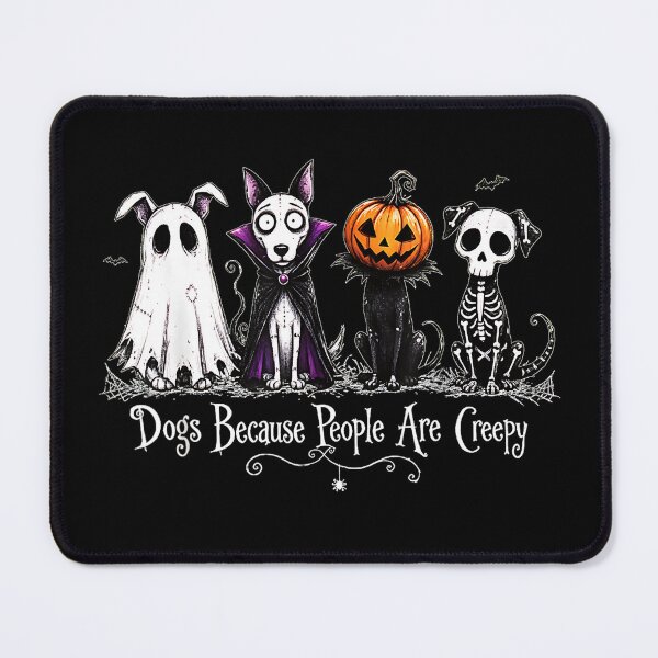 Item preview, Dogs Because People Are Creepy – Funny Halloween Dog Costume Design designed and sold by Rahamkshop.