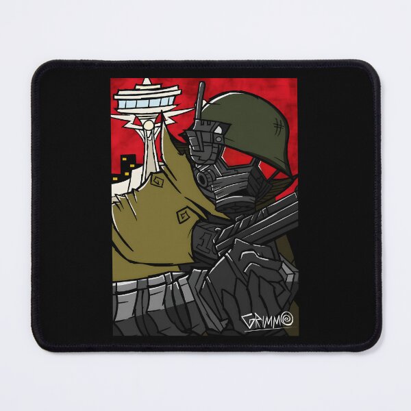 Item preview, Futuristic Soldier Design with Seattle Skyline designed and sold by Catsi-Nook-Art.
