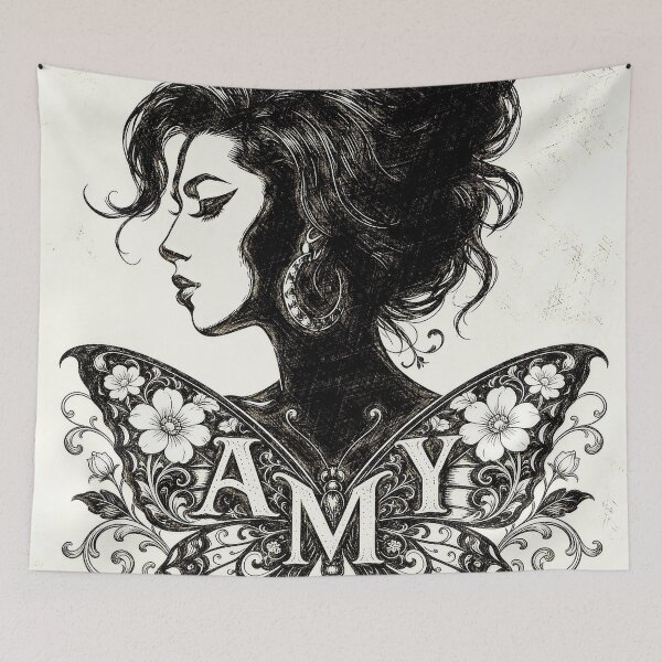 Item preview, Retro Beehive Icon AMY Butterfly designed and sold by Hen-C-Art.