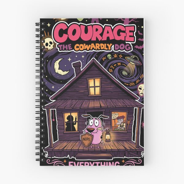 Item preview, Courage The Cowardly Dog Everything Is Scary In Nowhere designed and sold by RatherCreative.