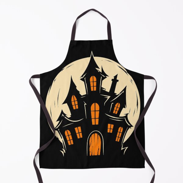 Item preview, Haunted House Silhouette – Full Moon Halloween Art designed and sold by Stinky Lincy's Apparel Company.