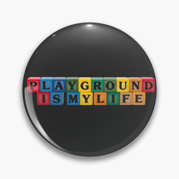 Item preview, Playground Is My Life | Colorful Nostalgic Playful Design designed and sold by Milosstudio.