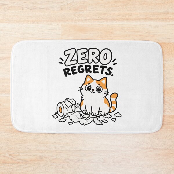 Item preview, Funny Calico Cat and Toilet Paper Roll designed and sold by MewMade.