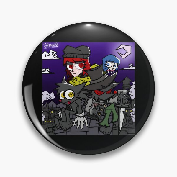 Item preview, Spooky Cartoon Characters Adventure designed and sold by Catsi-Nook-Art.