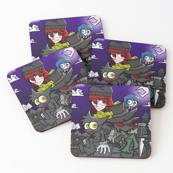 Item preview, Spooky Cartoon Characters Adventure designed and sold by Catsi-Nook-Art.
