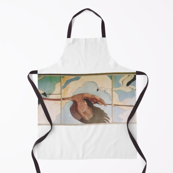 Item preview, Arman Manookian - Flamingos in Flight - Naïve Art (Primitivism) By Arman Manookian - Poster designed and sold by LILLIANSTRANGEy.