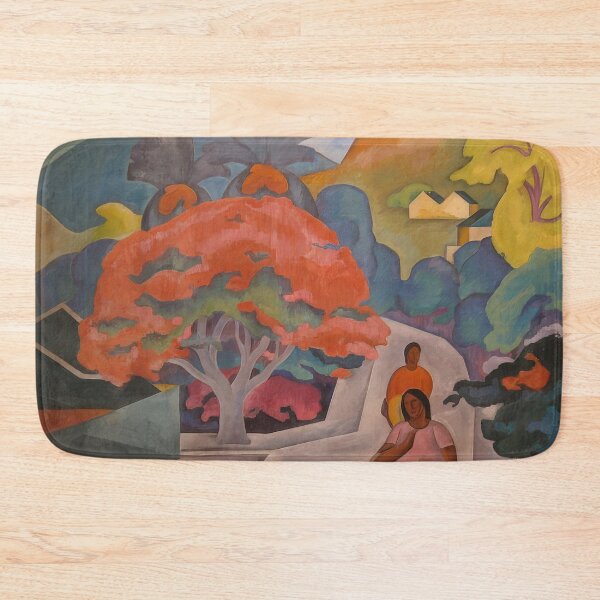 Item preview, Arman Manookian - Coral Tree by Black Point, Honolulu, O'ahu - Naïve Art (Primitivism) By Arman Manookian -  Poster designed and sold by LILLIANSTRANGEy.
