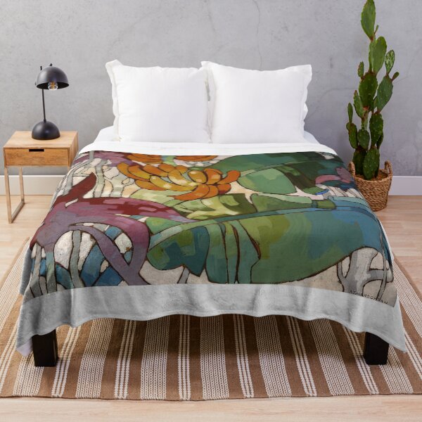 Item preview, Arman Manookian - Hawaiian flowers - flower painting By Arman Manookian -  Poster designed and sold by LILLIANSTRANGEy.