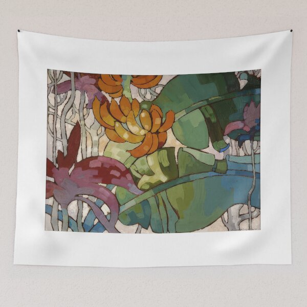 Item preview, Arman Manookian - Hawaiian flowers - flower painting By Arman Manookian -  Poster designed and sold by LILLIANSTRANGEy.