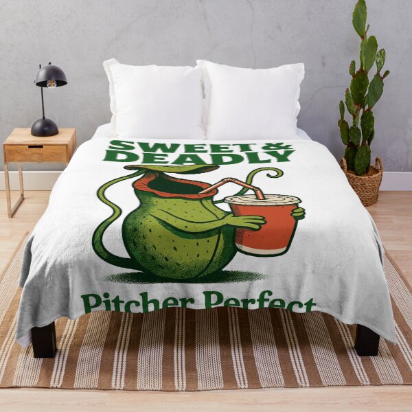 Item preview, Sweet and Deadly Pitcher Plant Art – Funny Carnivorous Plant Design designed and sold by WildlifeInc.