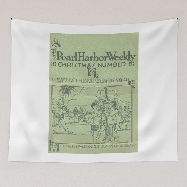 Item preview, Arman Manookian - Manookian's cover for 'Pearl Harbor Weekly', December 1926 - Naïve Art (Primitivism) By Arman Manookian -  Poster designed and sold by LILLIANSTRANGEy.