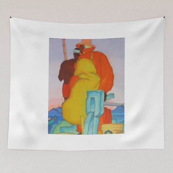 Item preview, Arman Manookian - Polynesian Fishermen - Naïve Art (Primitivism) By Arman Manookian -  Poster designed and sold by LILLIANSTRANGEy.
