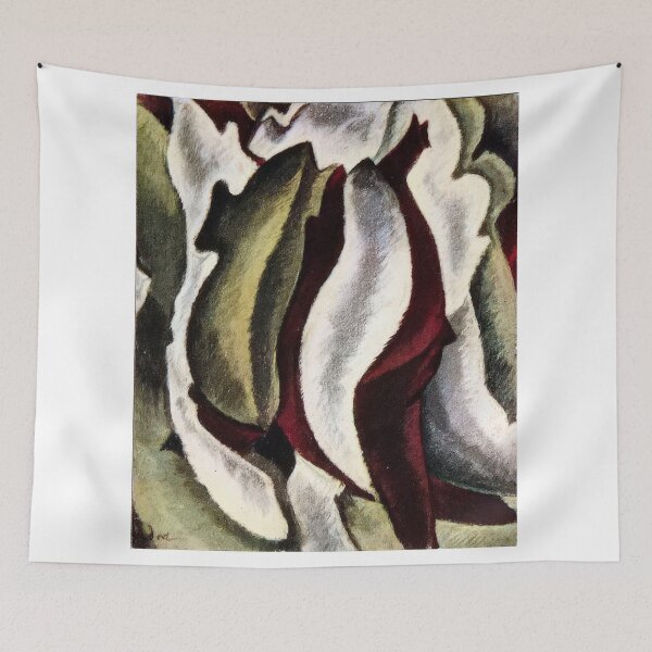 Item preview, Arthur Dove - Based on Leaf Forms and Spaces - Abstract Art By Arthur Dove -  Poster designed and sold by LILLIANSTRANGEy.