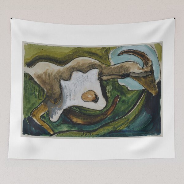 Item preview, Arthur Dove - Goat - Abstract Art By Arthur Dove -  Poster designed and sold by LILLIANSTRANGEy.