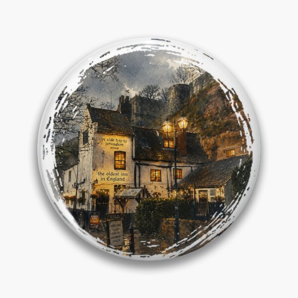 Item preview, Ye Olde Trip to Jerusalem – Nottingham Watercolor designed and sold by ChickenFund.