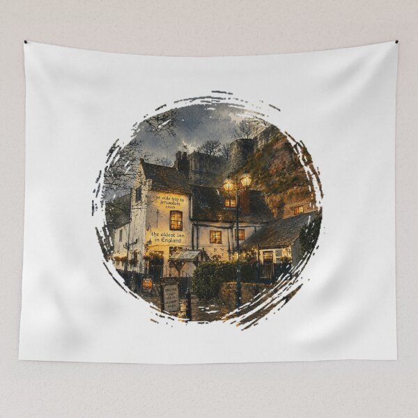 Item preview, Ye Olde Trip to Jerusalem – Nottingham Watercolor designed and sold by ChickenFund.