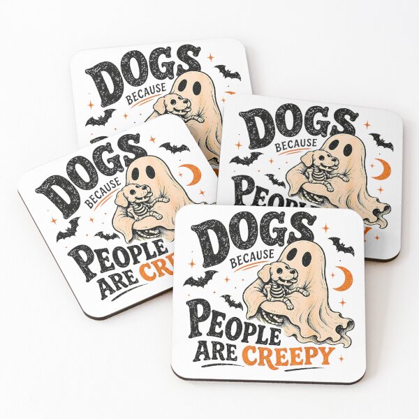 Item preview, Dogs Because People Are Creepy – Funny Halloween Dog Costume Design designed and sold by Rahamkshop.