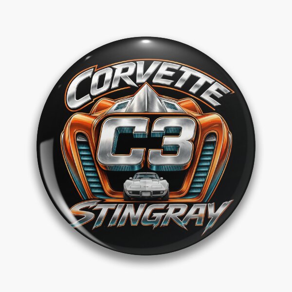 Item preview, Chevrolet Corvette C3 Stingray Design, C3 Corvette Stingray Shirt, Classic Corvette, American Sports Car, Vintage Stingray, 1970s Corvette, Muscle Car Heritage designed and sold by Typologystudios.