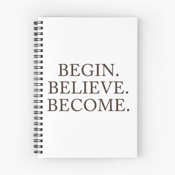 Item preview, Minimalist Ceramic Coffee Mug, "Begin Believe Become" Quote Mug, Modern European Editorial Mug, Aesthetic Quote Cup, Luxury Neutral Mug designed and sold by Miming.