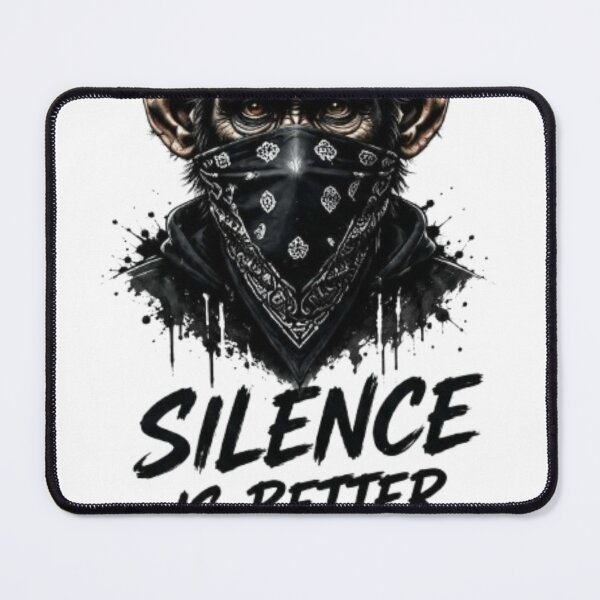 Item preview, Silence Is Better Than Bullshit Monkey Streetwear Design designed and sold by TCDesigne.