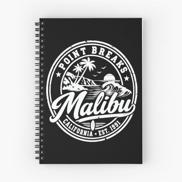 Item preview, Malibu California Vintage Coastal Surf Beach Design designed and sold by CG Studio.