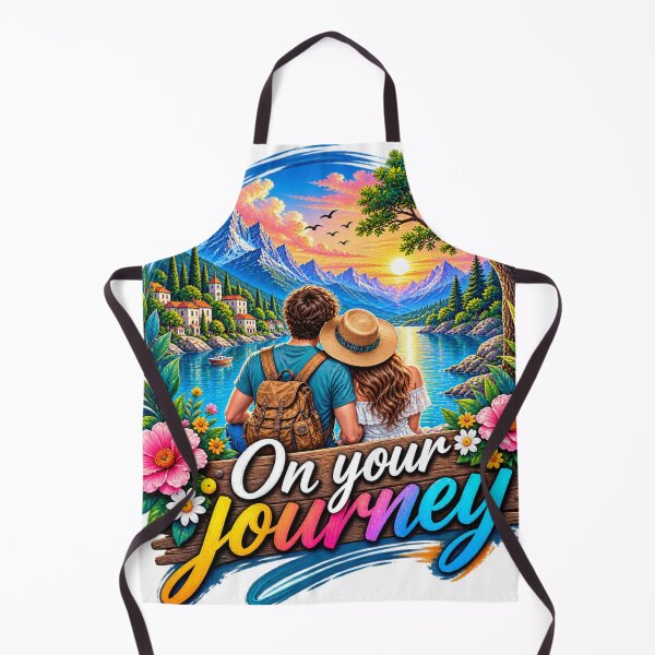 Item preview, On Your Journey – Couple Travel Mountain Lake Adventure designed and sold by Design Sounds Studio.