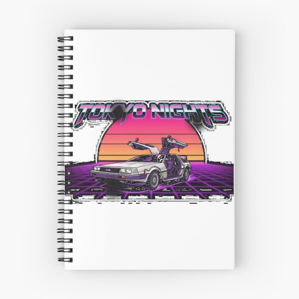 Item preview, Cyberpunk DeLorean Retro Wave Aesthetic - Tokyo Nights designed and sold by wyzin39.