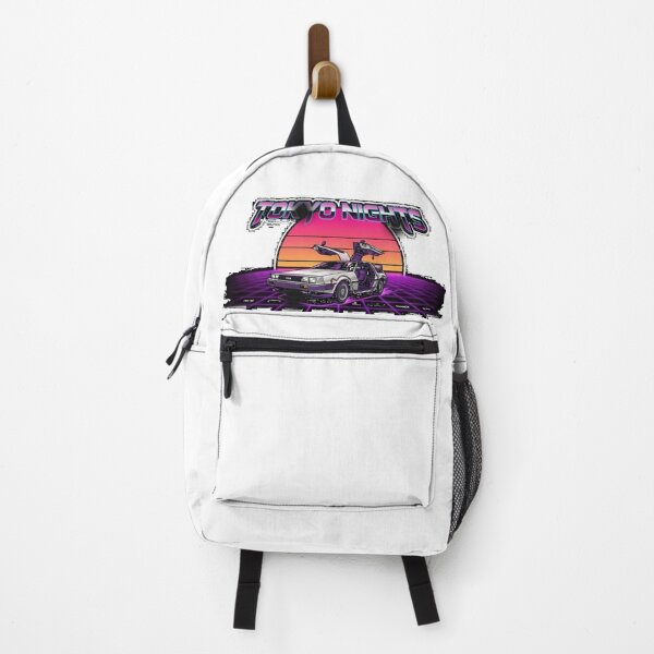 Item preview, Cyberpunk DeLorean Retro Wave Aesthetic - Tokyo Nights designed and sold by wyzin39.