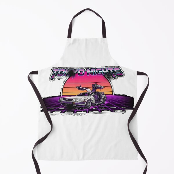 Item preview, Cyberpunk DeLorean Retro Wave Aesthetic - Tokyo Nights designed and sold by wyzin39.