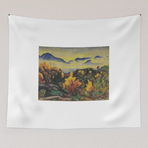 Item preview, Arthur Segal - Ascona im Herbst - Post-Impressionism By Arthur Segal -  Poster designed and sold by LILLIANSTRANGEy.