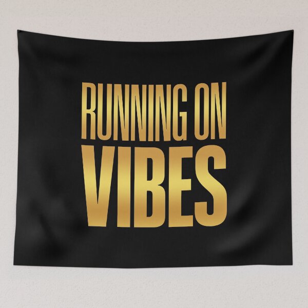 Item preview, Running on Vibes, Golden designed and sold by Memes N Lore .