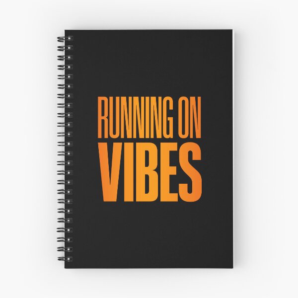 Item preview, Running on Vibes, Orange designed and sold by Memes N Lore .