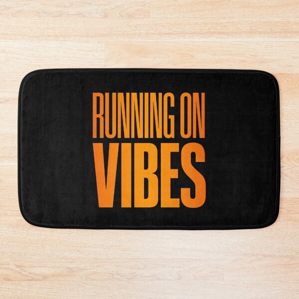 Item preview, Running on Vibes, Orange designed and sold by Memes N Lore .