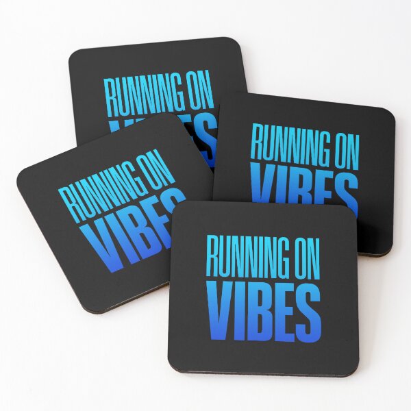 Item preview, Running on Vibes, Blue designed and sold by Memes N Lore .