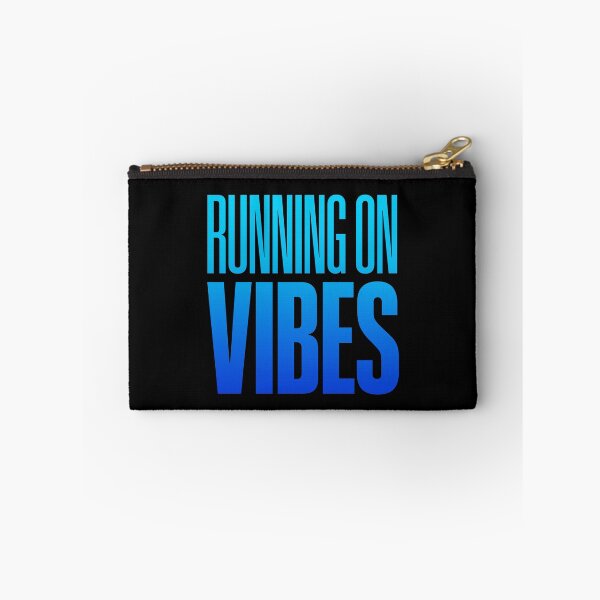 Item preview, Running on Vibes, Blue designed and sold by Memes N Lore .