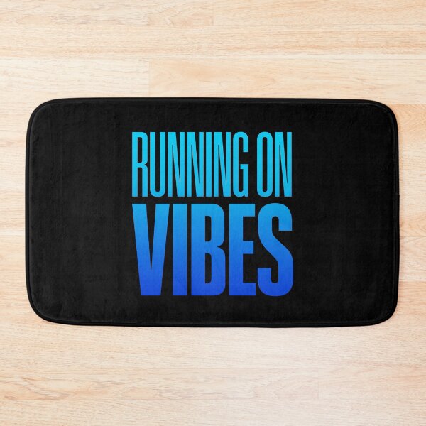Item preview, Running on Vibes, Blue designed and sold by Memes N Lore .