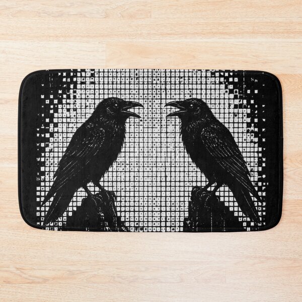 Item preview, Dark Folk Art Two Crows Gothic Post Punk Design designed and sold by naturalsurvival.