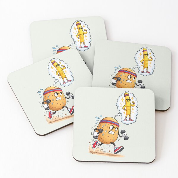 Item preview, Funny Workout Potato – Fitness Food Humor Gym Motivation Design designed and sold by waikibi ⭐⭐⭐⭐⭐.