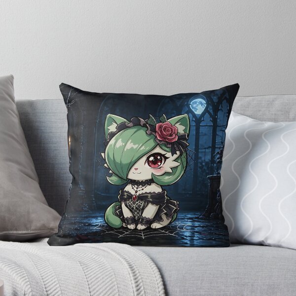 Item preview, Cute Sitting Gothic Lolita Anime Cat - Neko Garden designed and sold by CuteKats.