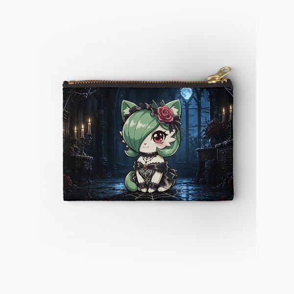 Item preview, Cute Sitting Gothic Lolita Anime Cat - Neko Garden designed and sold by CuteKats.