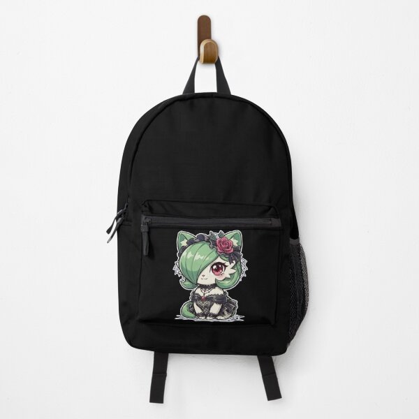 Item preview, Cute Sitting Gothic Lolita Anime Cat - Neko Garden designed and sold by CuteKats.