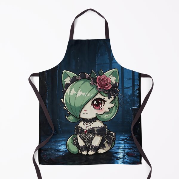 Item preview, Cute Sitting Gothic Lolita Anime Cat - Neko Garden designed and sold by CuteKats.
