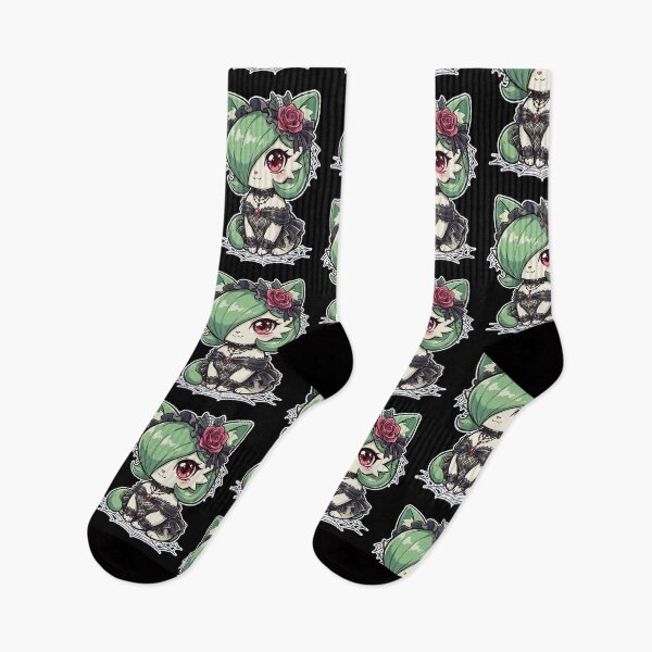Item preview, Cute Sitting Gothic Lolita Anime Cat - Neko Garden designed and sold by CuteKats.