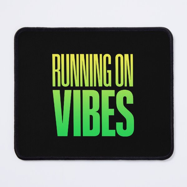 Item preview, Running on Vibes, Green designed and sold by Memes N Lore .