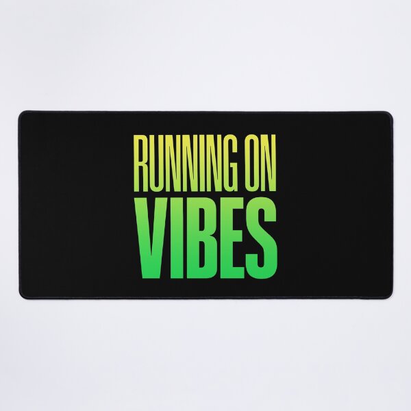 Item preview, Running on Vibes, Green designed and sold by Memes N Lore .